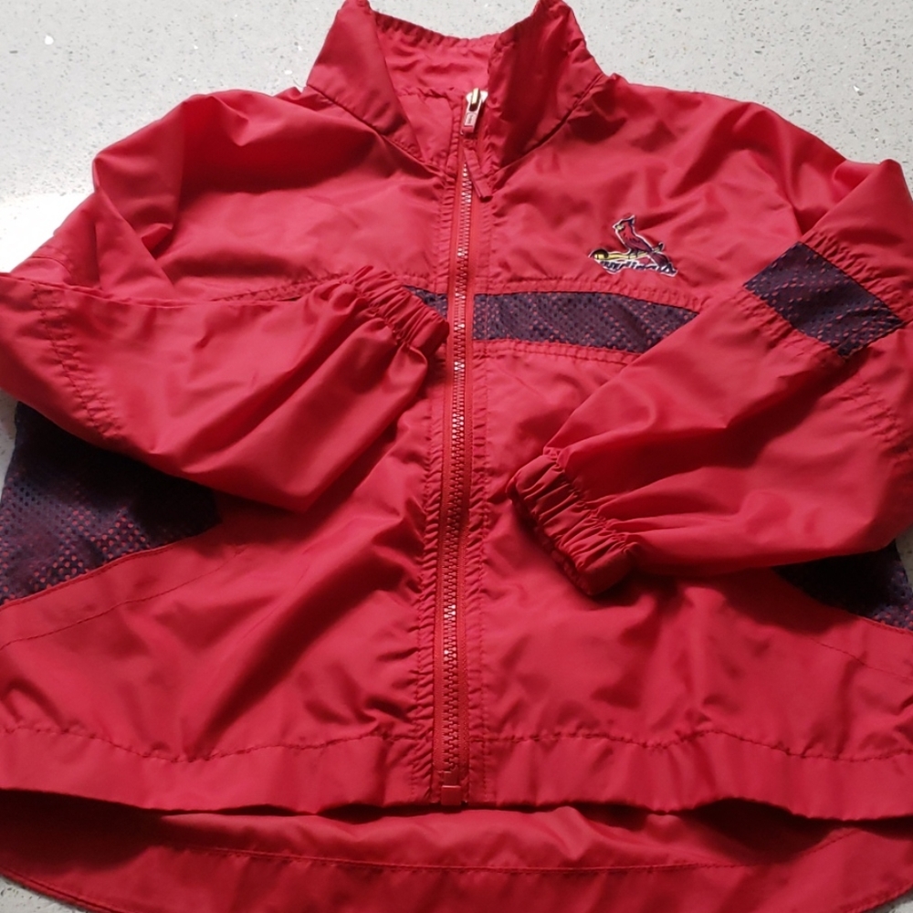 Kids Rain Jacket St Louis Cardinals size 5-6